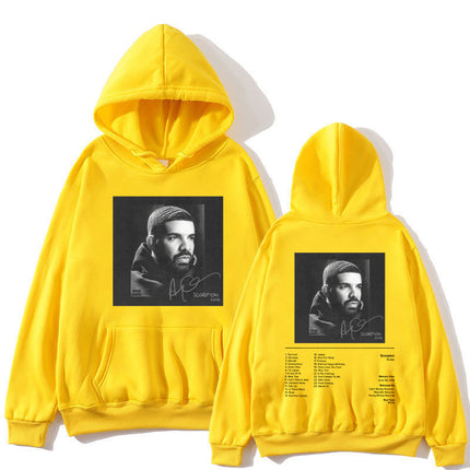 [Cross-Border Code] Rapper Drake Scorpion Music Album Print Hoodie