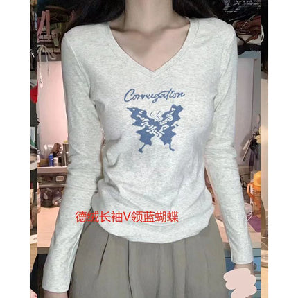 Derong V Neck Long Sleeve Women