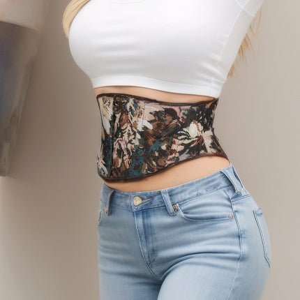 New Brown Short Women's Waist Cover Waist Clip Belt Body Dress Amazon temu Cross-border Supply