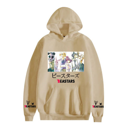 New animal Rhapsody printed hoodie loose casual men's and women's trendy autumn and winter cross-border sweater Hoodies
