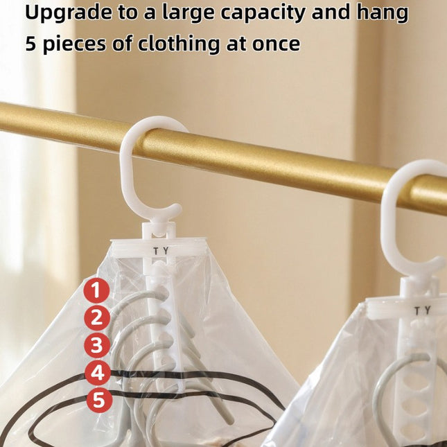 [Factory Daifa] Hang 5 pieces of hanging vacuum compression bag storage bag dustproof storage bag suit cotton coat at a time