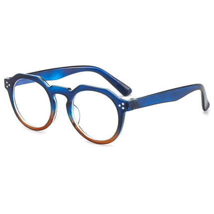 Irregular Anti-Blue Light Rice Nail Glasses Frame Jelly Color Fashionable Trendy Same Style Personalized Full Frame Glasses 3387
