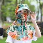 Foundation Big Flower-Sunscreen Hat / Free size