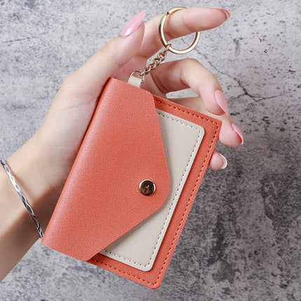 Cross-border New Creative Fashion Small Card Bag Women's Candy Color Keychain Jewelry Student Bus Card Holder Wholesale