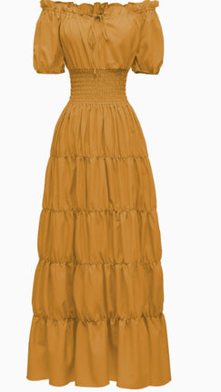 Spring 2025 Medieval Literary Retro dress Stage Dress Cocktail Party Evening Dress