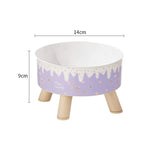 Purple Ice Cream Goblet Bowl / opp sealed bag