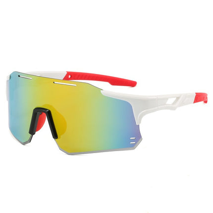 New Men's and Women's Outdoor Sports Glasses Cross-Border Color-Changing Sunglasses Fashion Trend European and American Windproof Cycling Sunglasses