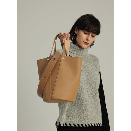 Commuting to Work Bucket Bag for Women Spring and Summer Large Capacity Vegetable Basket Women's Bag 2024 New High Satchel Tote Large Bag