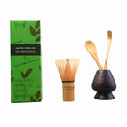Four-piece green color box set (pink dot black) / Ceramic