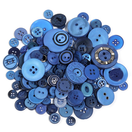 Resin round four eye color buttons handmade DIY mixed buttons making button painting button flower material bag