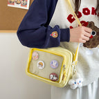 Yellow with pendant and badge