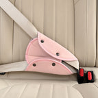 Ice silk triangle shoulder pads-glossy pink