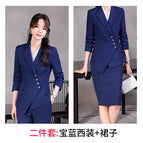 Sapphire suit + skirt / S