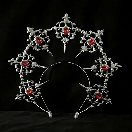 LOLITA Lolita Our Lady Halo Crown Dark Gothic Hair Accessories Dress Up Exaggerated Catwalk Performance Headwear
