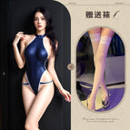 Blue + white stockings / One size fits all (80-120j pounds)