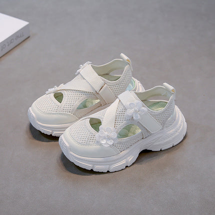 Mesh Breathable Girls' Hem Sandals Spring and Summer 2025 New Children's Shoes sneaker Lightweight Girls' Universal