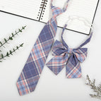 Jk035 purple orange (tie + collar flower)