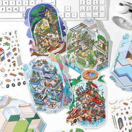infeelme's Fifth Play 3d Landscape Sticker in Business Today Innovates Little Red Riding Book's New DIY Landscape House