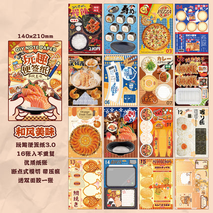 Xinmo Creative Fun Full Set Pet Sticky Notes Journal Drawing Materials DIY Gift Vintage Sticker Set