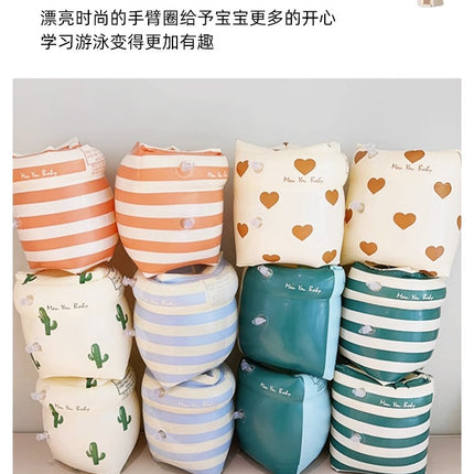 Cross-border Adult Swimming Arm Ring Thickened Double Airbag Water Floating Sleeve Arm Ring Floating Equipment Children's Arm Swimming Ring