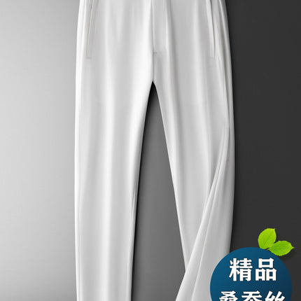 2024 Summer New Fashionable Pants All-match Light Business Casual Pants Men's Pants Fashion Casual Pants