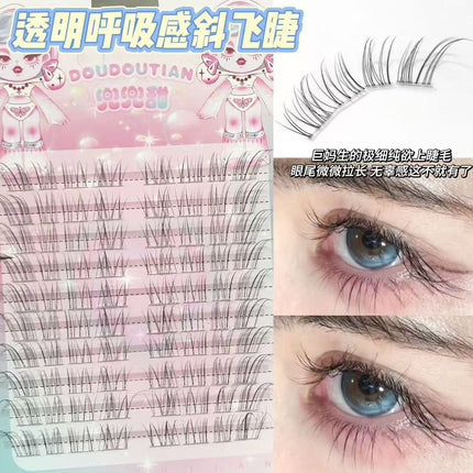 Sweet Transparent Breathing Feeling Leaning Flying Upper Eyelashes Natural Simulation Cool Innocent Pure Desire Mother Feeling Light Messy Eyelashes