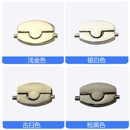 New Bag Lock Press Lock Handbag Bag Accessories Time Bag Casual Bag Women's Bag Decorative Organ Lock