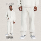 Straight-leg pants- oatmeal gray / S