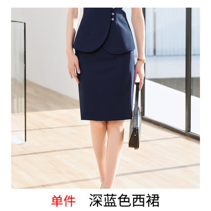 Professional Suit suit Women's Summer Temperament Jewelry Store Tooling Beauty Teachers College Front Desk Work Clothes High-end Health Care Hall