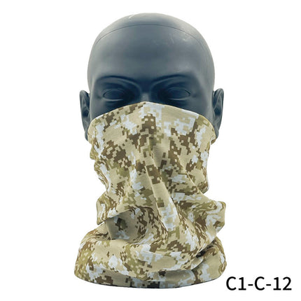 Outdoor Seamless Versatile Magic Headscarf for Men and Women, Cycling Mask, Neck Gaiter, Windproof Neck Scarf, Summer Sun Protection, Quick-Drying