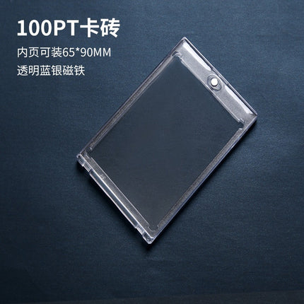 Acrylic Card Holder Strong Magnetic High-Definition Transparent Shell Album Storage Card Film Document Protective Cover Magnetic Card Holder Custom Y