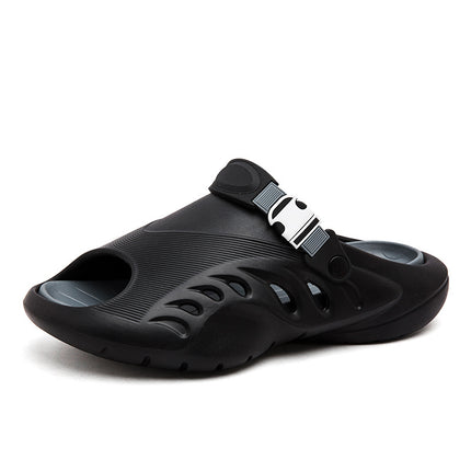 Men's Shoes 2025 Summer Sports Slippers Non-Slip Shock-Absorbing Clogs Outdoor Leisure Vacation Soft-Soled Lightweight Sandals