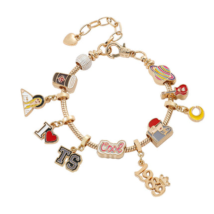 Cross-border Amazon New Products List European and American Creative 1989 Beaded Bracelet TS Panjia Beaded diy Bracelet Jewelry