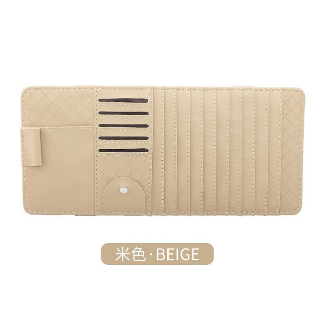 Car CD Clip Car CD Bag Multifunctional Sun Visor Cover Storage Cover CD Disc Disc Bag Storage Bag Universal