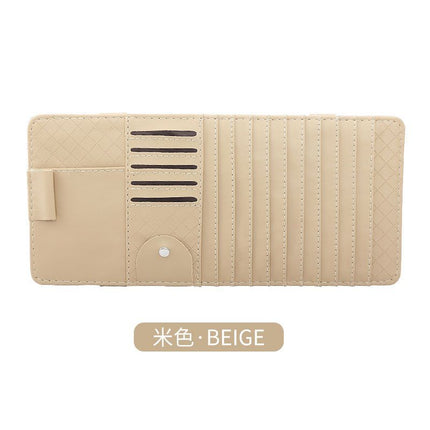 Car CD Clip Car CD Bag Multifunctional Sun Visor Cover Storage Cover CD Disc Disc Bag Storage Bag Universal