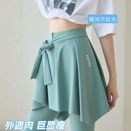 Shark Pants 2025 New Fart Curtain Women's Bottom Bottoming Artifact Sport Butt Covering Yoga Pants Blinding Skirt Fart Curtain
