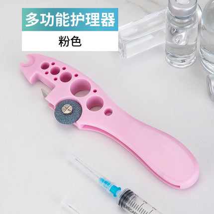 Medical Nurse Bottle Opener for Cutting Oral Liquid Ampoules, Multifunctional Small Helper with Small Grinding Wheel