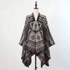 Slit scarf-grey