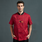 Short-sleeved maroon (single top) / M