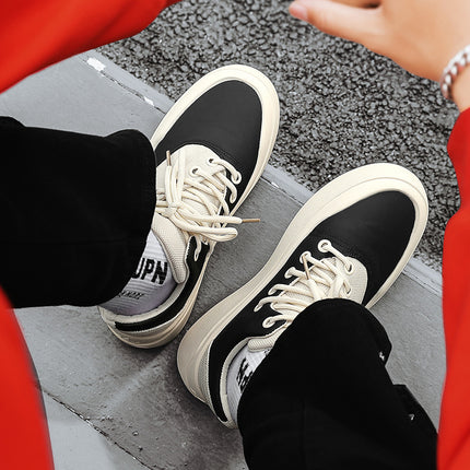 Foreign Trade Men's Daily Outdoor Casual Board Shoes Spring and Autumn All-match Thick-soled Youth Sports 2025