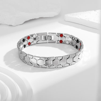 Temu Cross-Border Detachable Magnetic Bracelet European and American Fashion Unisex Couple Magnetic Bracelet Adjustable Watch Chain