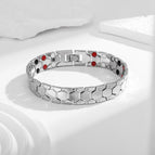 Silver 1.2cm wide small football hexagon