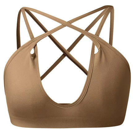 New sports underwear multiple wearing methods French seamless big backless underwear thin U-shaped beauty back bra