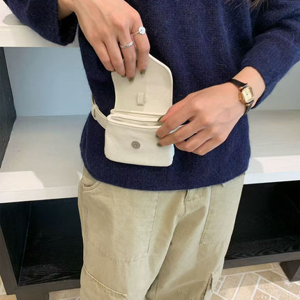 Cross-Border New Small Waist Bag Trendy Fashion Versatile Belt Women's Multi-Purpose Mini Small Bag Earphone Bag Coin Purse