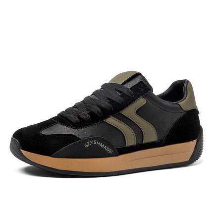 2024 New Spring, Autumn and Winter Men's Shoes Shake Tone Fast Hand Short Video Live Explosive Forrest Gump Shoes Maillard Color Trendy