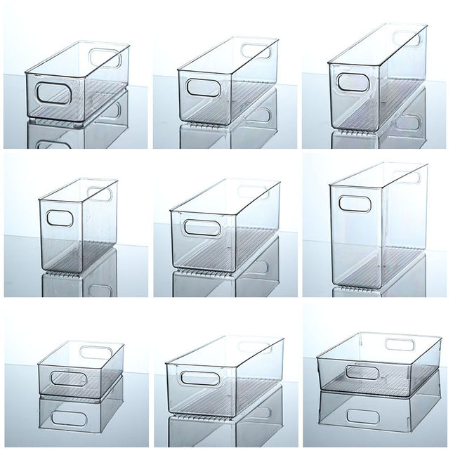 Mirror cabinet acrylic sundries stationery pencil storage box finishing box narrow strip storage transparent note hand account