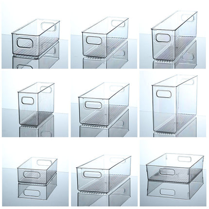 Mirror cabinet acrylic sundries stationery pencil storage box finishing box narrow strip storage transparent note hand account