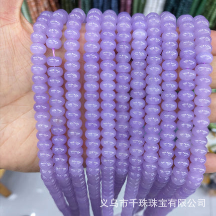 5X8Mm Natural Stone Agate Spacer Beads Abacus Beads Spacer Beads Loose Beads Handmade DIY Necklace Bracelet Jewelry Batch
