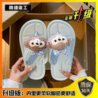 Sky blue - little monkey head flip-flops / 36-37