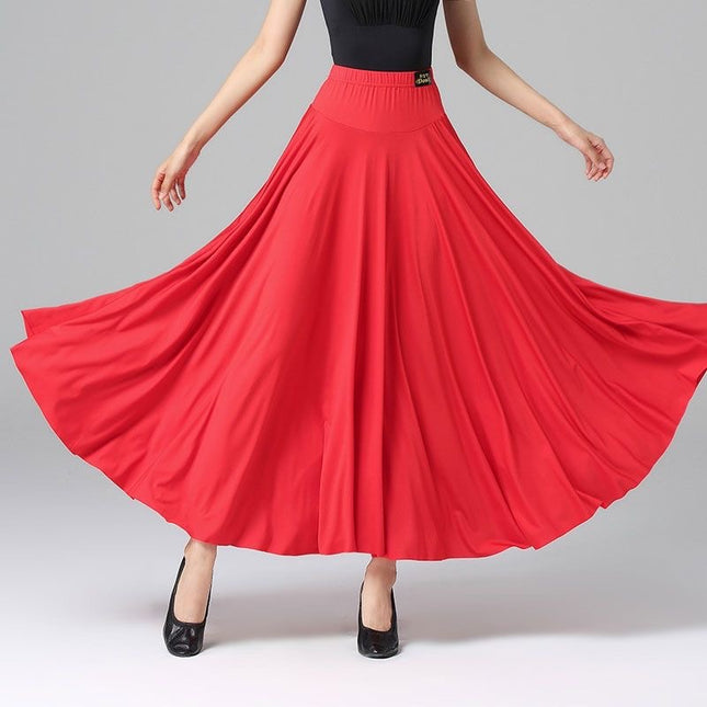 6m Large Swing Skirt Square Dance Skirt Dance Skirt Dance Skirt Milk Silk Skirt Long Skirt Ballroom Dance Skirt